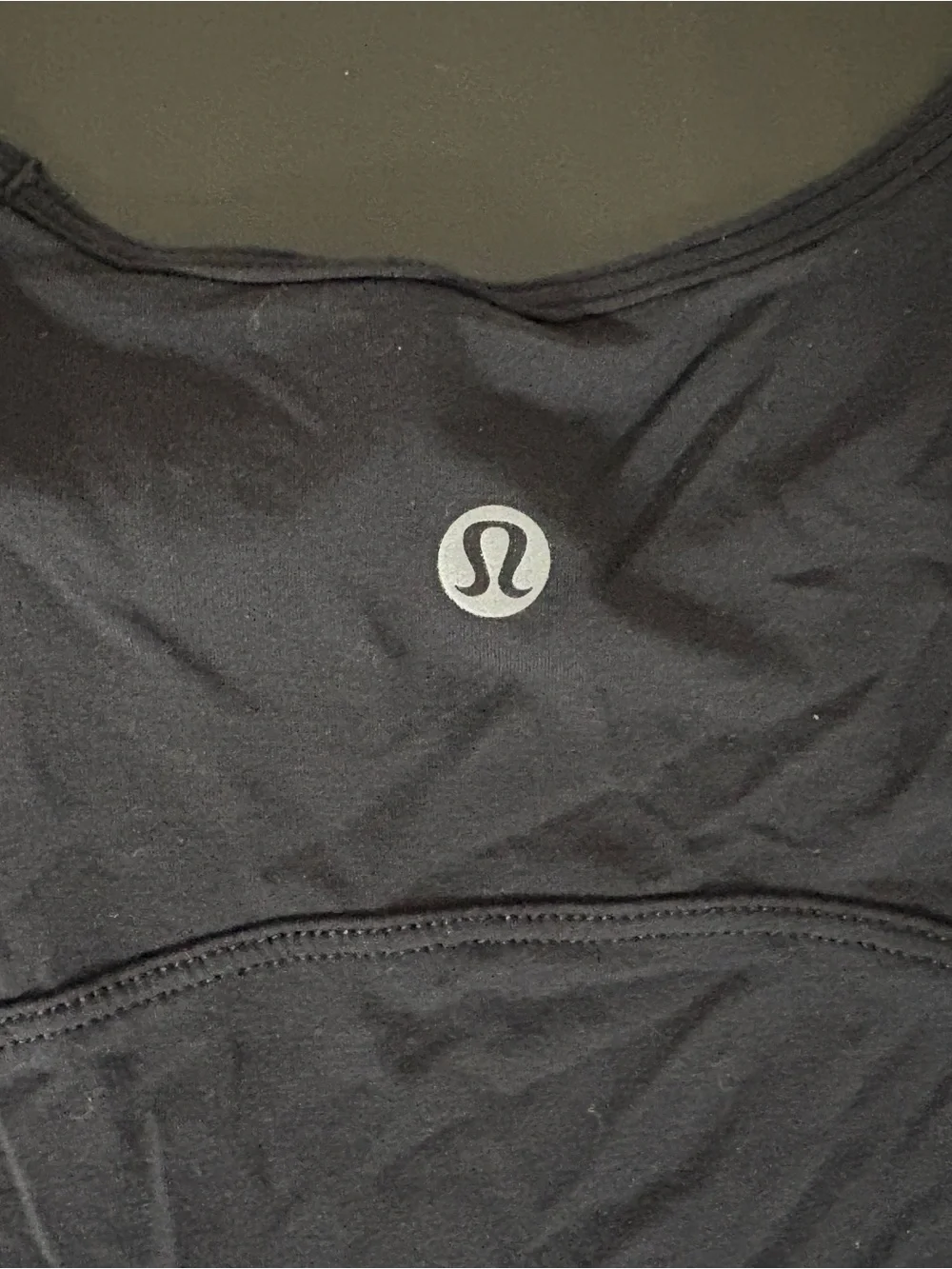 Lululemon Cutout shoulder crop top athletic shirt